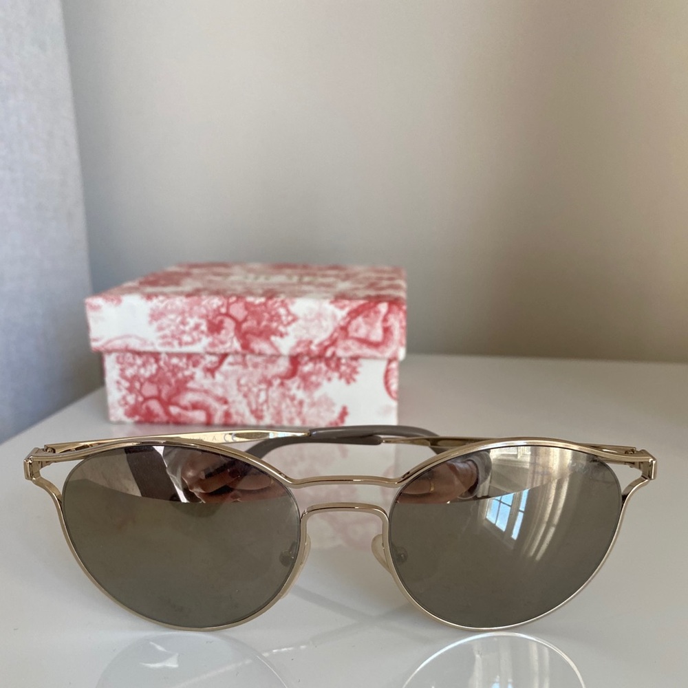 Christian Dior Silver round sunglasses